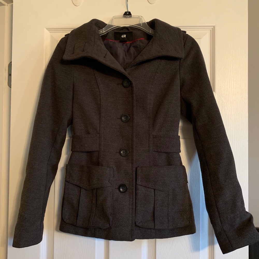Gray H&M Pea Coat